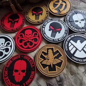 Home Produsen Rubber Patch Custom Minimal 100 pcs – Label Karet Logo Timbul Berkualitas