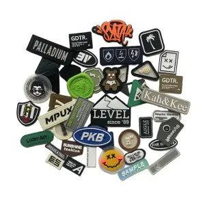 Home Label Karet Custom Minimal 100 pcs – Produsen Patch Karet Logo Timbul Berkualitas
