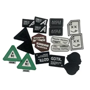 Home Label Karet Custom Minimal 100 pcs – Produsen Patch Karet Logo Timbul Berkualitas