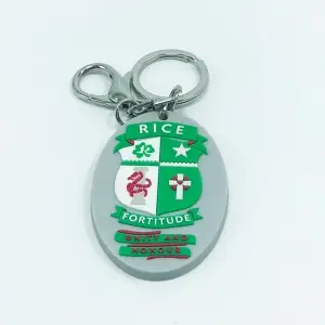 Home Gantungan Kunci Karet Custom Souvenir Promosi Unik & Tahan Lama