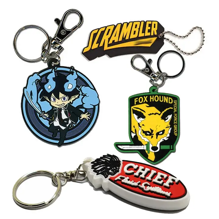 Produsen Gantungan Kunci Karet Custom Souvenir Karet Logo Timbul