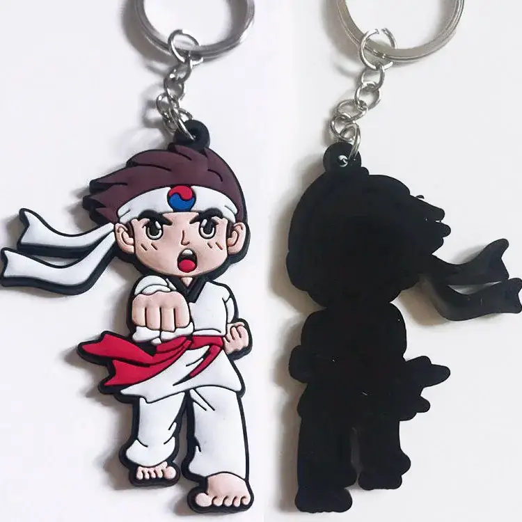 Gantungan Kunci Karet 3D Custom